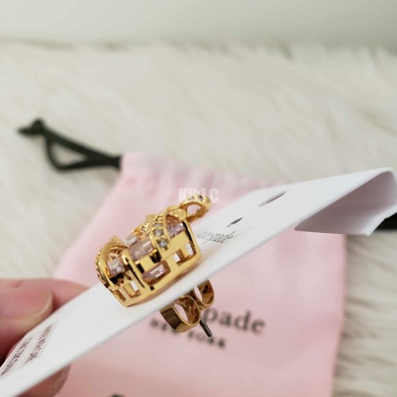 Kate Spade Pave Present Studs KF005 - Picture 9 of 10